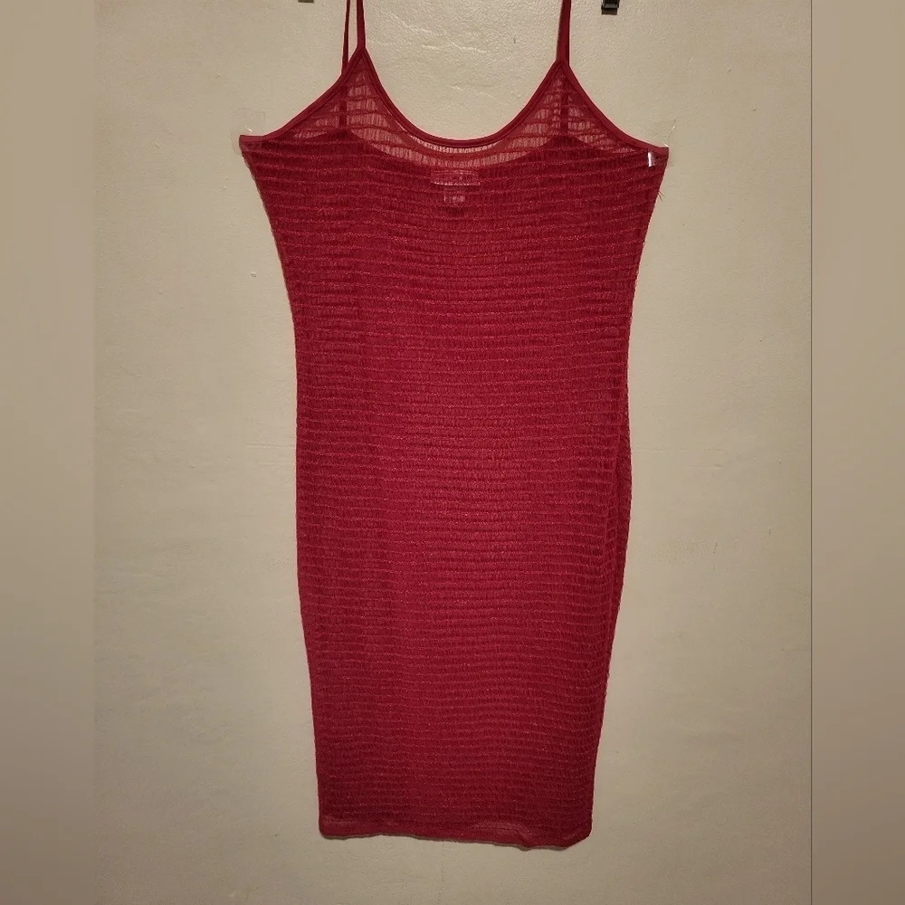 K + Glam See Through Dress - Pink (Size 3XL)
